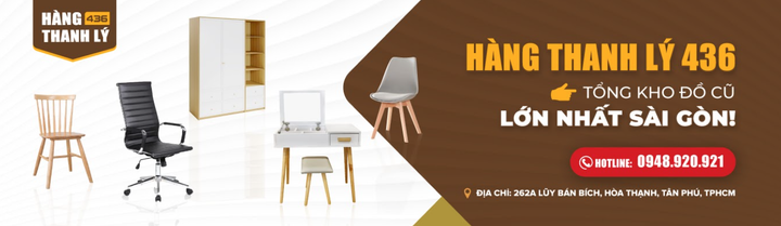 Hàng Thanh Lý 436 - Đơn vị thanh lý bàn ghế cũ uy tín tại TP.HCM - 3
