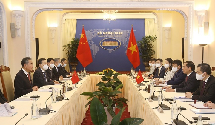 Bộ trưởng Bùi Thanh Sơn hội đàm với Bộ trưởng Trung Quốc Vương Nghị - 4