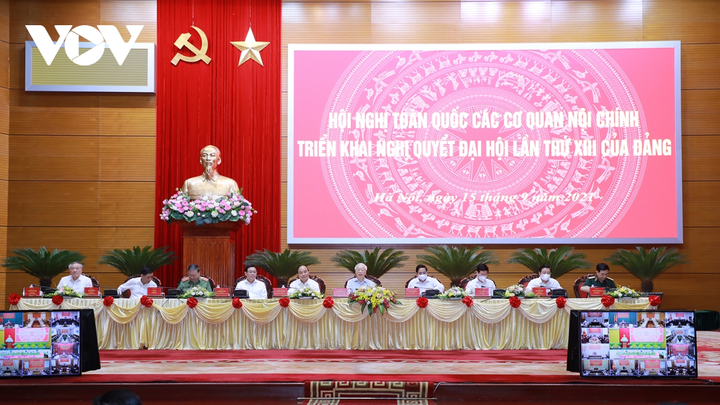 Tổng Bí thư: Cơ quan Nội chính phải thật sự là những 'thanh bảo kiếm sắc bén' - 1