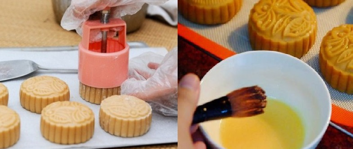 Tết Trung thu 2021: Cách làm bánh trung thu nhân thập cẩm bằng lò vi sóng - 2