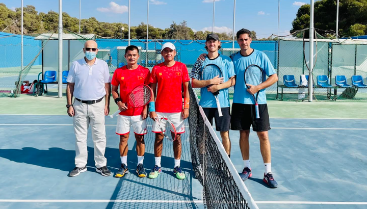 Tuyển Quần vợt Việt Nam thắng trận ra quân tại Davis Cup nhóm III - 2