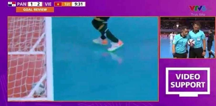 Trọng tài chọn cách an toàn khi từ chối bàn thắng của tuyển futsal Việt Nam - 1