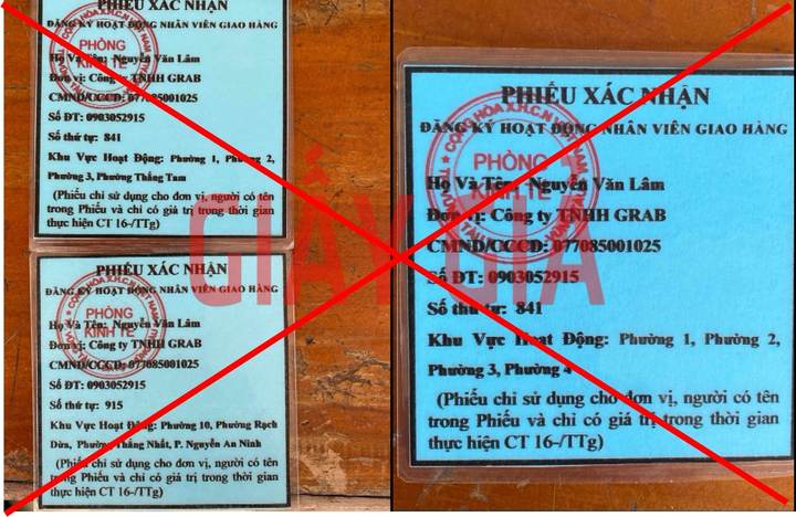 Bà Rịa – Vũng Tàu: Nhân viên giao hàng làm giả giấy đi đường vượt chốt kiểm dịch - 2