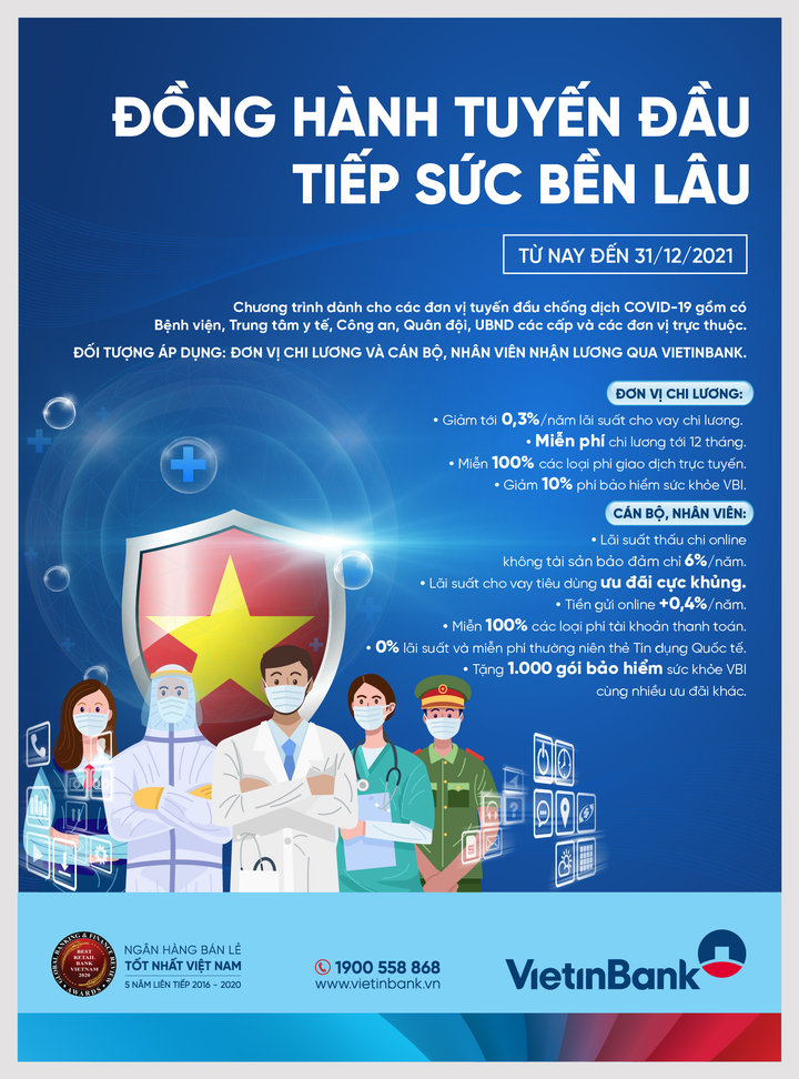 VietinBank đồng hành cùng tuyến đầu chống dịch - 1