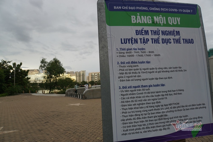 Quận đầu tiên của TP.HCM cho người dân ra công viên tập thể dục - 3