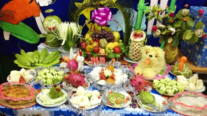 Mâm cỗ Trung thu luôn có chú chó cực đáng yêu, hóa ra được làm từ loại quả này - 1