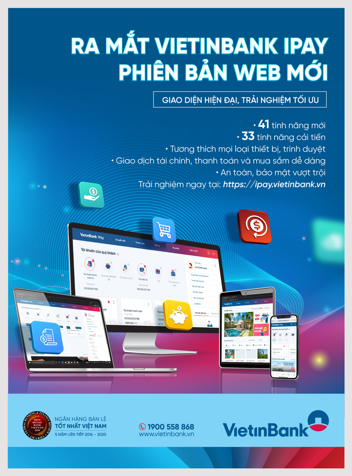 Trải nghiệm hoàn hảo với VietinBank iPay phiên bản Web mới - 1