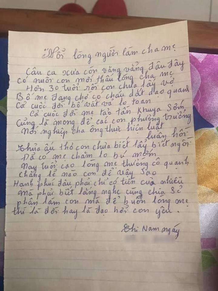 Mẹ ‘rút ruột gan’ viết thư ‘dằn mặt’ hai con 30 tuổi mà chưa chịu lấy vợ - 2
