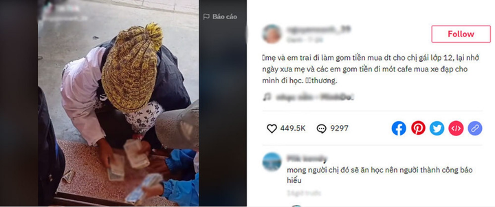 Xúc động cảnh mẹ đếm từng đồng lẻ trước cửa tiệm để mua điện thoại cho con - 1