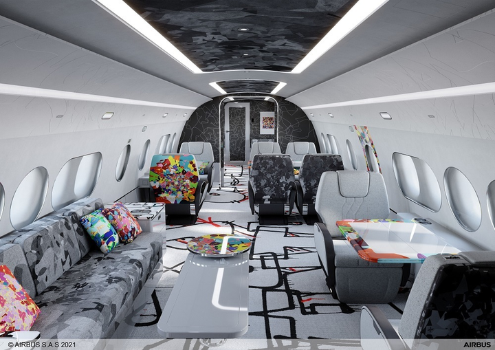 Huyền thoại graffiti Cyril Kongo thiết kế cabin đặc biệt cho dòng máy bay Airbus - 2