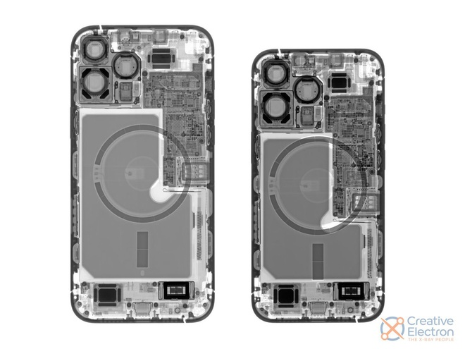 Cận cảnh viên pin hình chữ L bên trong iPhone 13 Pro - 1