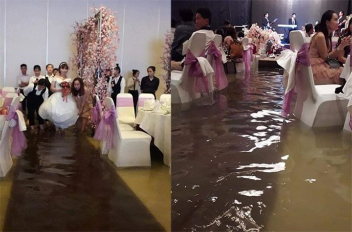 1001 cảnh dở khóc dở cười khi rước dâu trúng ngày mưa lụt - 9