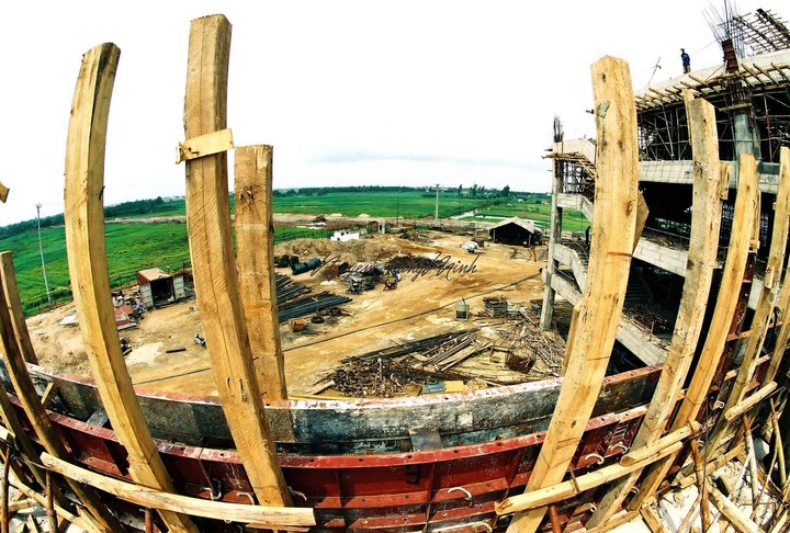 Ảnh hiếm: Sân Mỹ Đình thời đang xây dựng 20 năm trước - 3