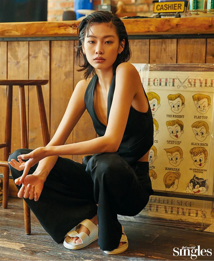 Nhan sắc siêu mẫu Hàn bỏ sàn diễn quốc tế đóng 'Trò chơi con mực' - 8