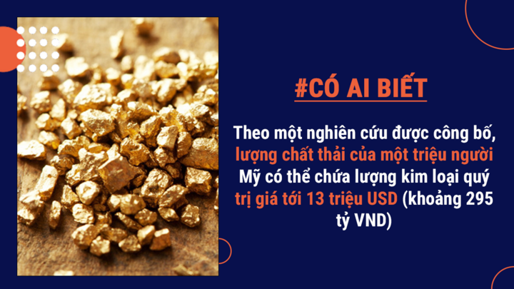 Có ai biết: Chất thải rắn của con người thật sự có chứa... vàng - 4