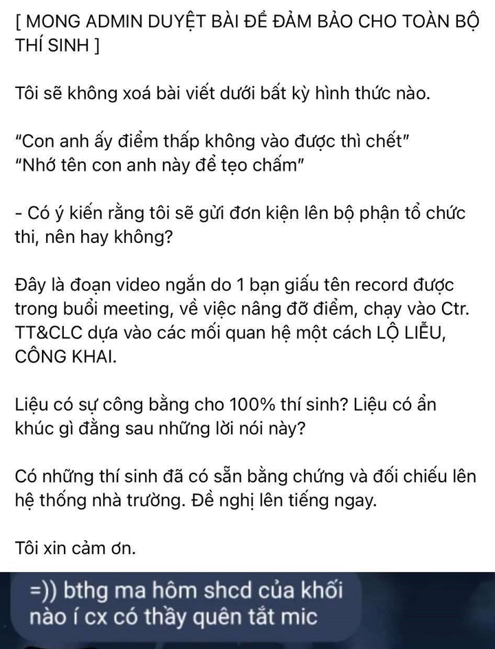 Giảng viên đại học bị nghi nâng điểm cho sinh viên 'chạy' vào lớp chất lượng cao - 2