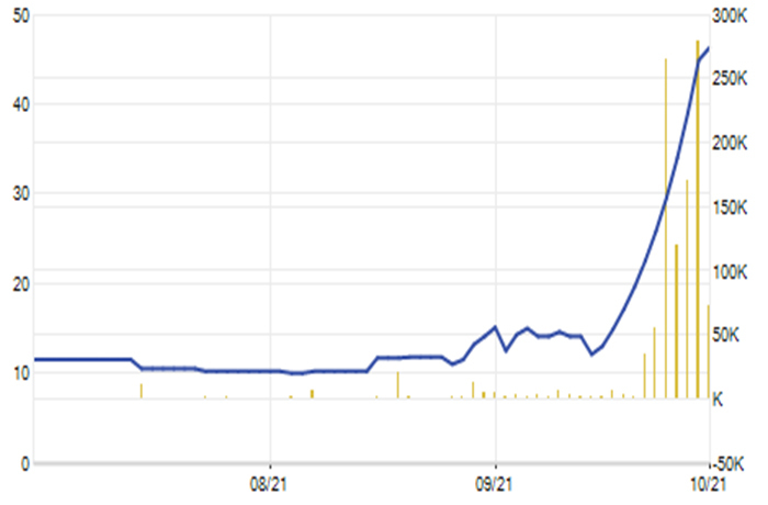 Thêm cổ phiếu ‘lạ’ tăng hơn 200% sau hơn 1 tuần - 1