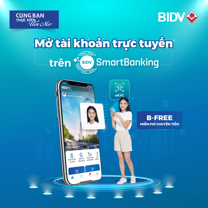 Mở tài khoản BIDV online để nhận bảo hiểm thất nghiệp - 1