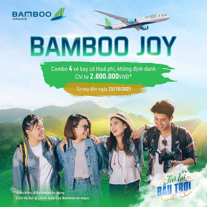 Thoả sức trải nghiệm bay đẳng cấp với ưu đãi đồng giá GV4 của Bamboo Airways - 1
