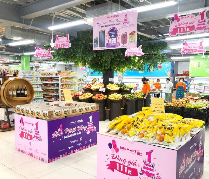 Hệ thống siêu thị BRGMart & Minimart HaproFood/BRGMart khuyến mãi mừng sinh nhật - 1