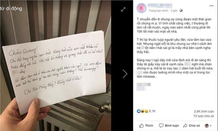 Cứ 10 giờ đêm lại vào nhà tắm hát, chàng trai bỗng một ngày nhận được ‘tâm thư’ - 1