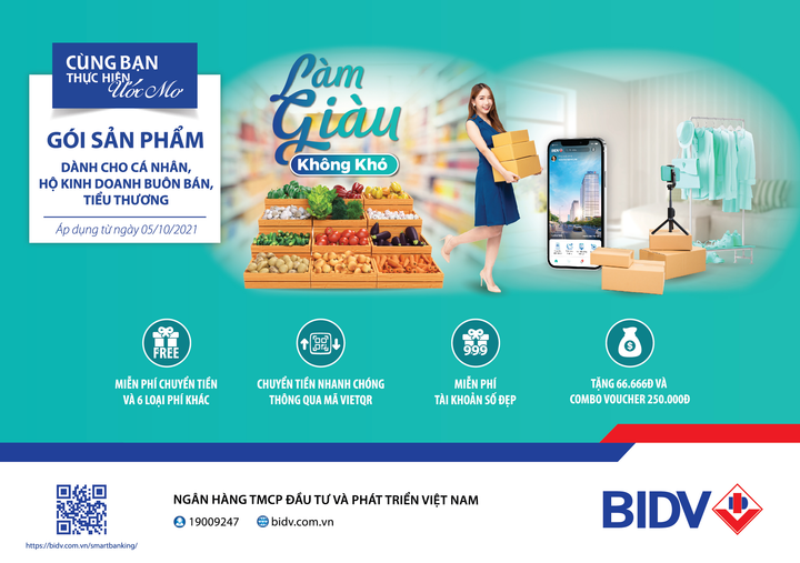 BIDV ra mắt gói sản phẩm toàn diện dành riêng cho khách hàng tiểu thương - 1