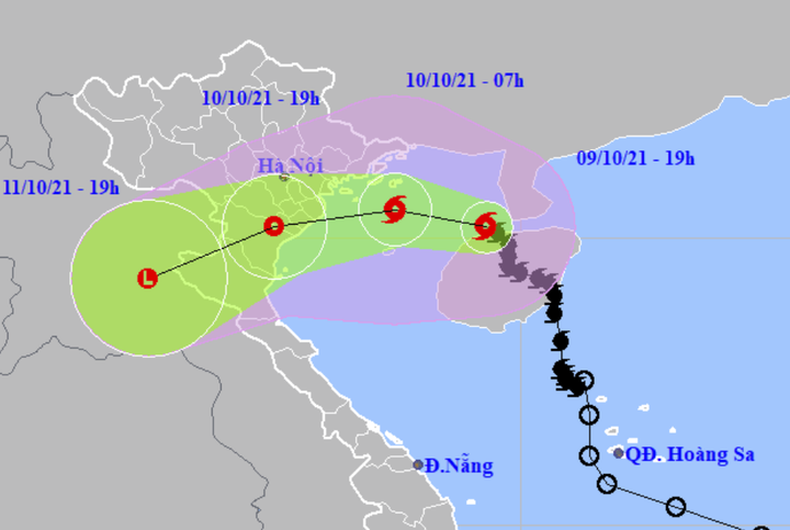 Bão số 7 giật cấp 10, chỉ còn cách đảo Bạch Long Vĩ 180km - 1