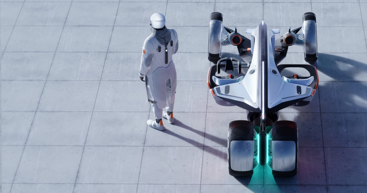 Khám phá mẫu xe ý tưởng kết hợp giữa xe máy và ô tô của SAIC Design - 1