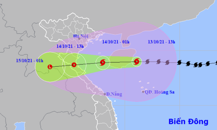Bão số 8 giật cấp 14, cách Hà Tĩnh 540km - 1