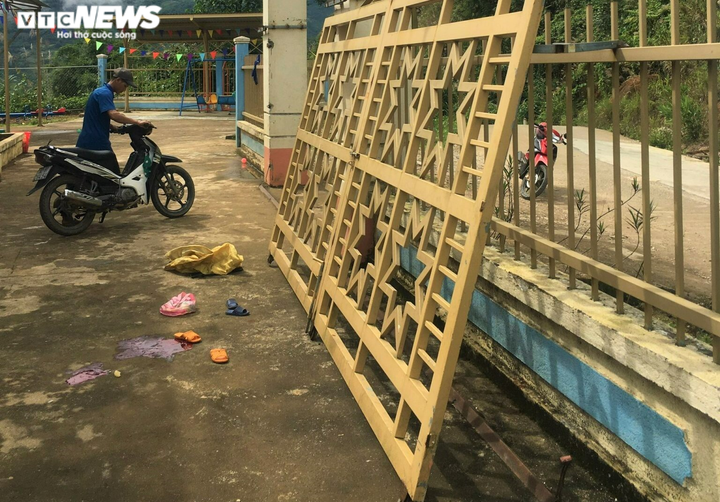 Sập cửa sắt cổng trường, hai trẻ mầm non thương vong - 1