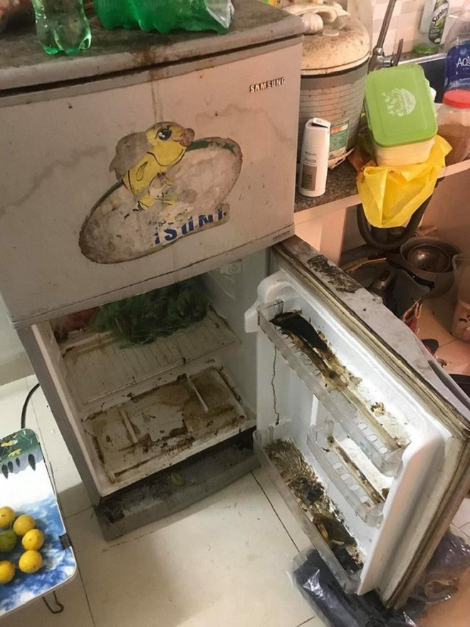 Căn phòng bẩn khó tả, tủ lạnh lên mốc vẫn chưa hãi bằng tuyên bố của chủ phòng - 3