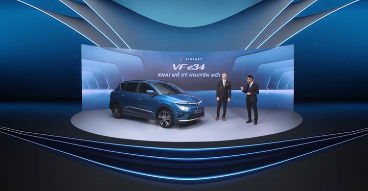 Ra mắt mẫu ô tô điện đầu tiên của Việt Nam - VinFast VF e34: Bảo hành 10 năm - 1