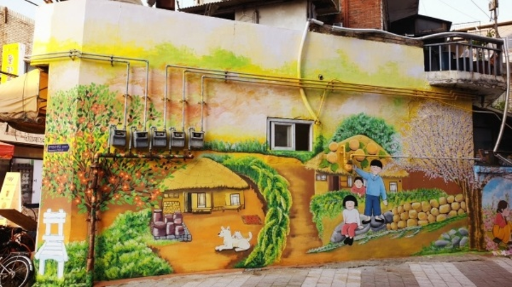 Nếu đến Hàn Quốc, nhất định phải ghé thăm những ngôi làng bích họa độc đáo này - 8