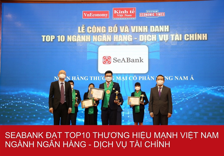 SeABank lọt Top 10 Top 25 Thương hiệu tài chính dẫn đầu Việt Nam 2021 - 1