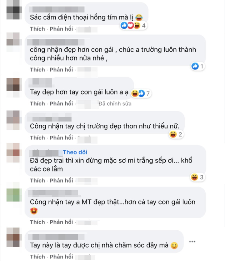 Bàn tay nuột nà của Mạnh Trường 'Hương vị tình thân' khiến chị em phát hờn