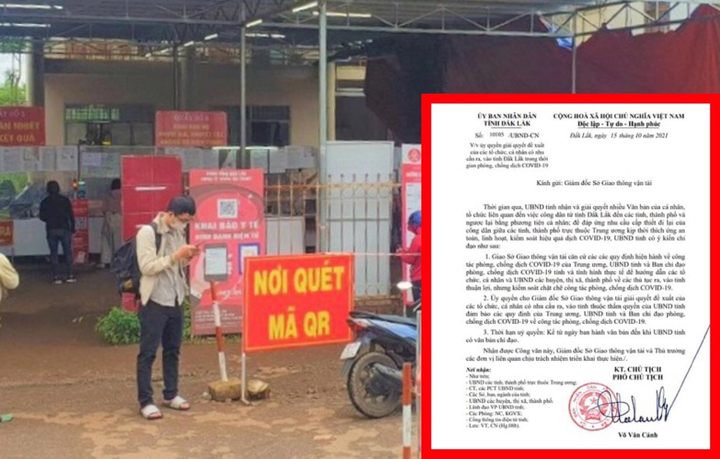 Vì sao Đắk Lắk yêu cầu dừng cấp giấy xác nhận ra vào tỉnh? - 1