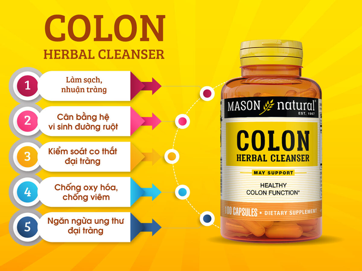 Mason Natural Colon – Lựa chọn hàng đầu cho người đang gặp vấn đề về đại tràng - 2