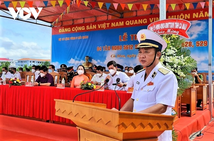 Lễ Thượng cờ 4 tàu vận tải đổ bộ đa năng RoRo – 5612 - 1