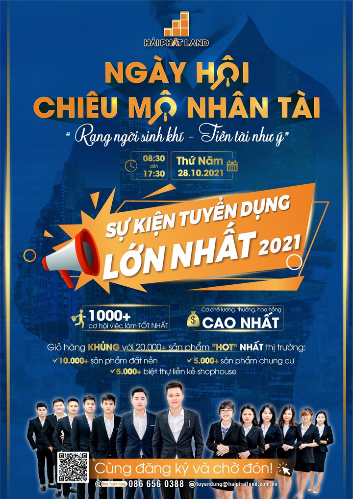 Hải Phát Land tổ chức ngày hội tuyển dụng lớn nhất năm 2021 - 1
