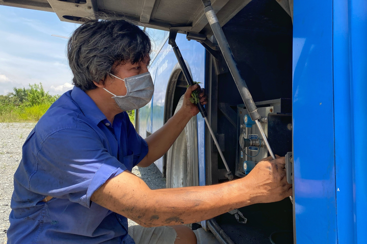 Những người 'ở trọ' trên xe buýt suốt 4 tháng dịch ở TP.HCM - 7