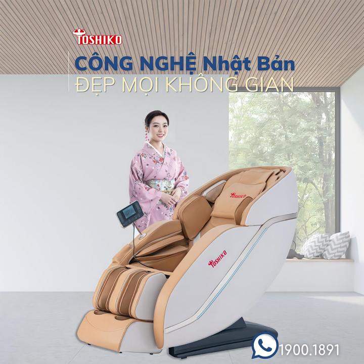 Ghế massage Toshiko: Tặng bố mẹ một tuổi già hạnh phúc và trọn vẹn - 3