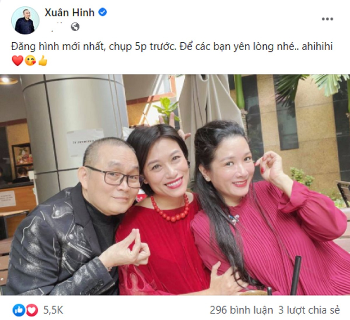 Bị đồn 'qua đời', Xuân Hinh đăng ảnh trấn an người hâm mộ - 1