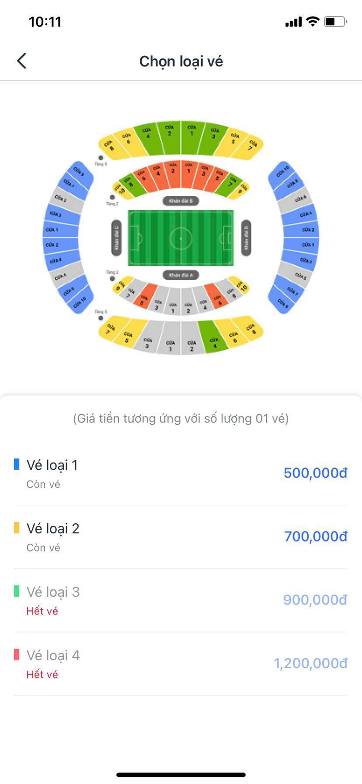 Vé đẹp nhất trận Việt Nam - Nhật Bản được bán hết sau 5 phút - 1