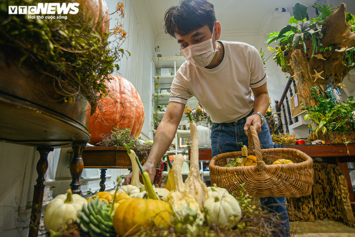 Cửa hàng hốt bạc với bí ngô Halloween khổng lồ đắt đỏ - 10