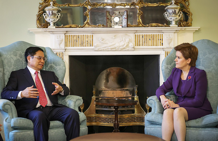 Ảnh: Hoạt động ngày đầu tiên của Thủ tướng Phạm Minh Chính tại Anh - 3