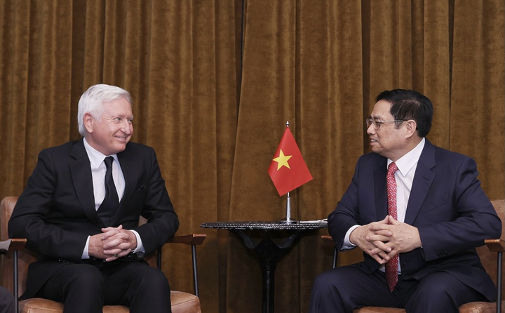 Ảnh: Hoạt động ngày đầu tiên của Thủ tướng Phạm Minh Chính tại Anh - 7