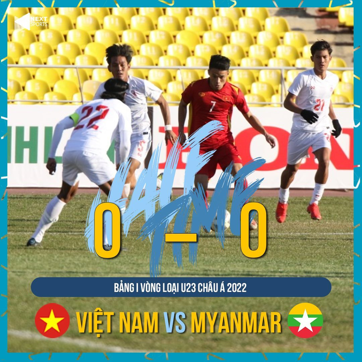 Trực tiếp bóng đá U23 Việt Nam vs U23 Myanmar, vòng loại U23 châu Á 2022 - 2