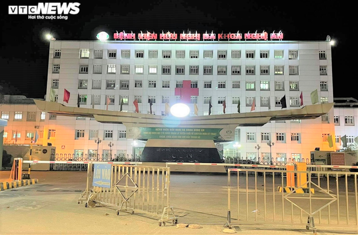 Xuất hiện ca COVID-19, phong tỏa một phần Bệnh viện Hữu nghị đa khoa Nghệ An - 1