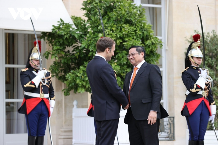 Thủ tướng Phạm Minh Chính và Tổng thống Pháp nhất trí ra Tuyên bố chung - 1