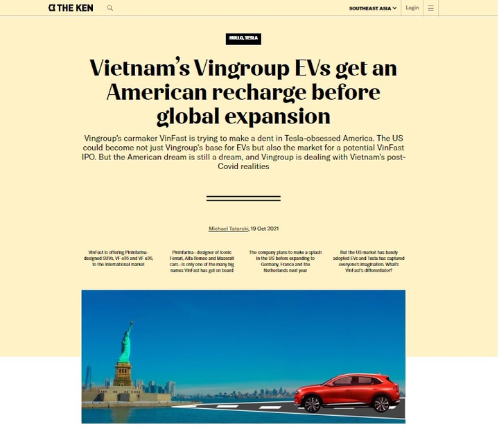 Truyền thông quốc tế: VinFast chọn đúng 'thời điểm vàng' để tiến vào Mỹ - 3